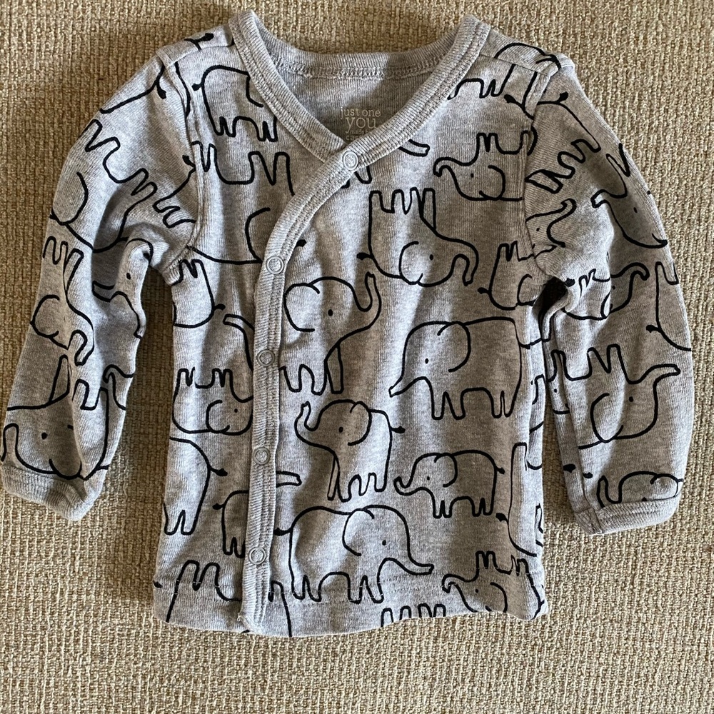 0-3 month Carters kimono shirt